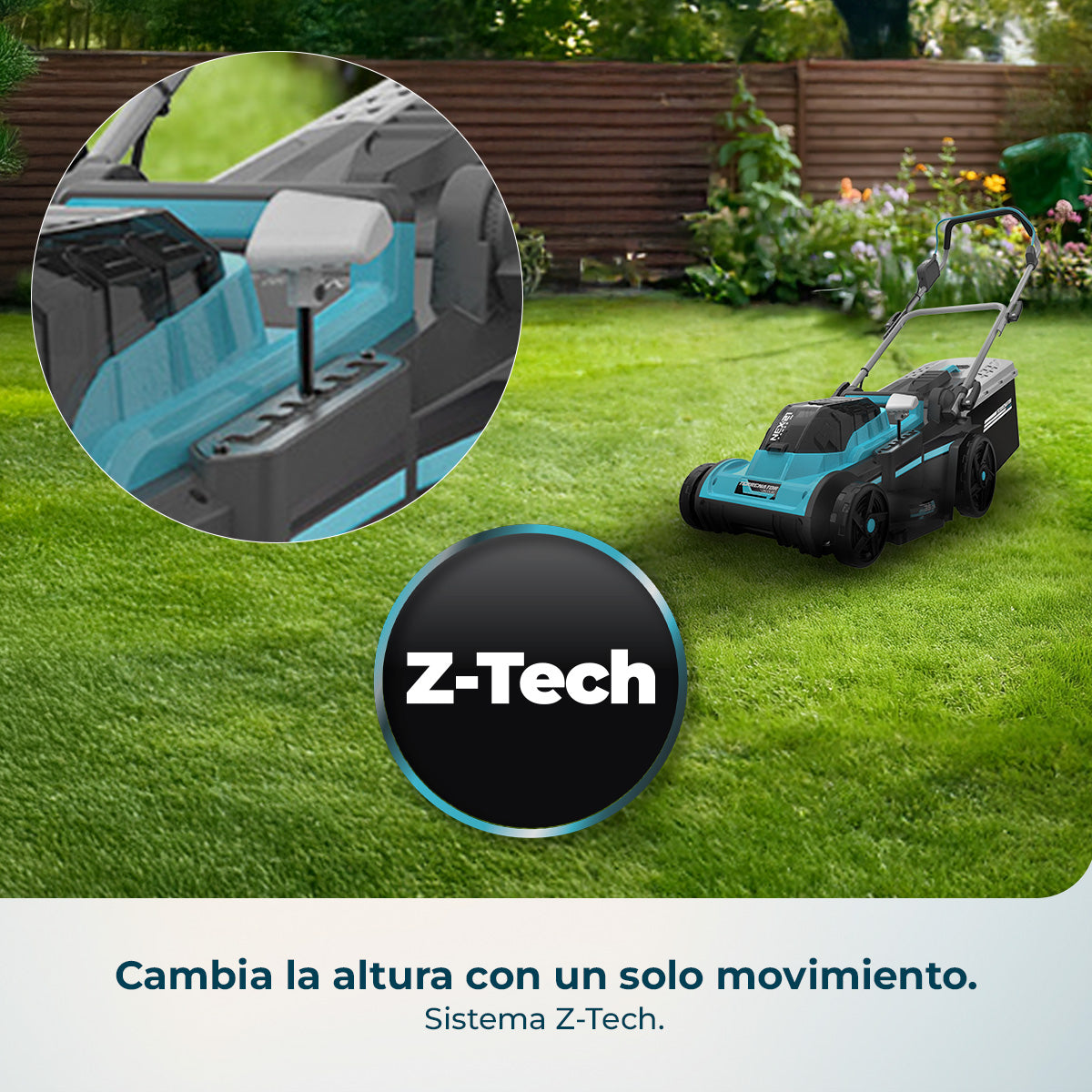 Cecotec Cortacésped De Batería Terrenator E3 Liberty Z Plus