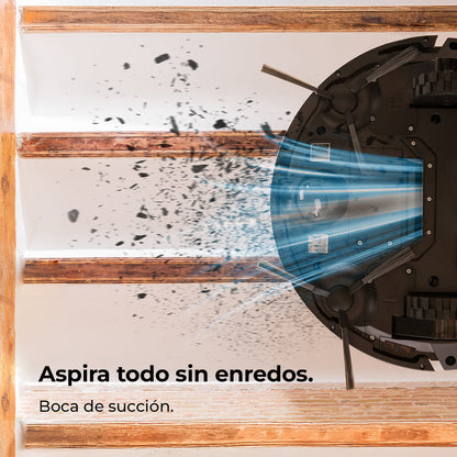 Cecotec Conga M10 Aqua Robot Aspirador 3000 Pa Navegación Giroscópica Hasta 150 Metros Cuadrados Batería 2000 mAh Mopa