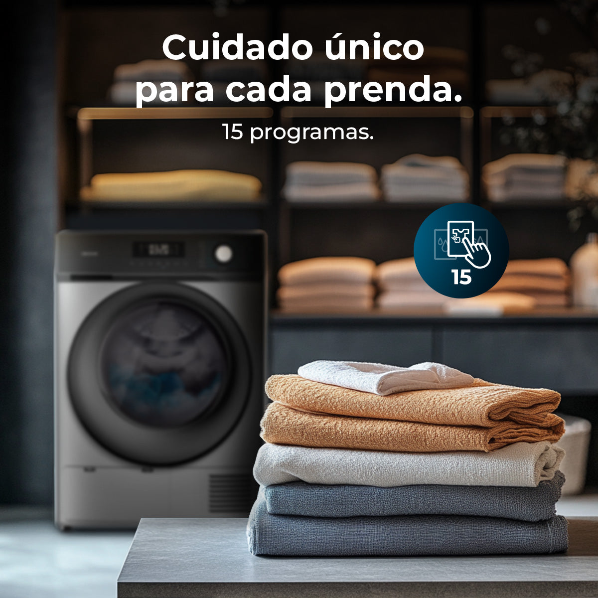 Cecotec Bolero Dresscode Dry 8330 Steel Secadora De Ropa Con Bomba De Calor 8 Kg