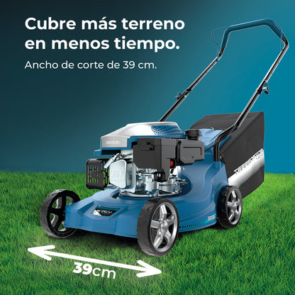 Cecotec Terrenator 2700.39 Cortacésped de Gasolina 127cc 2.1 kW 2 en 1 Recoger Césped