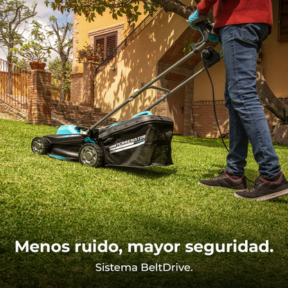 Cecotec Cortacésped Eléctrico Terrenator 360 Flex Z 1500 W Sistema Z Tech Altura Centralizada