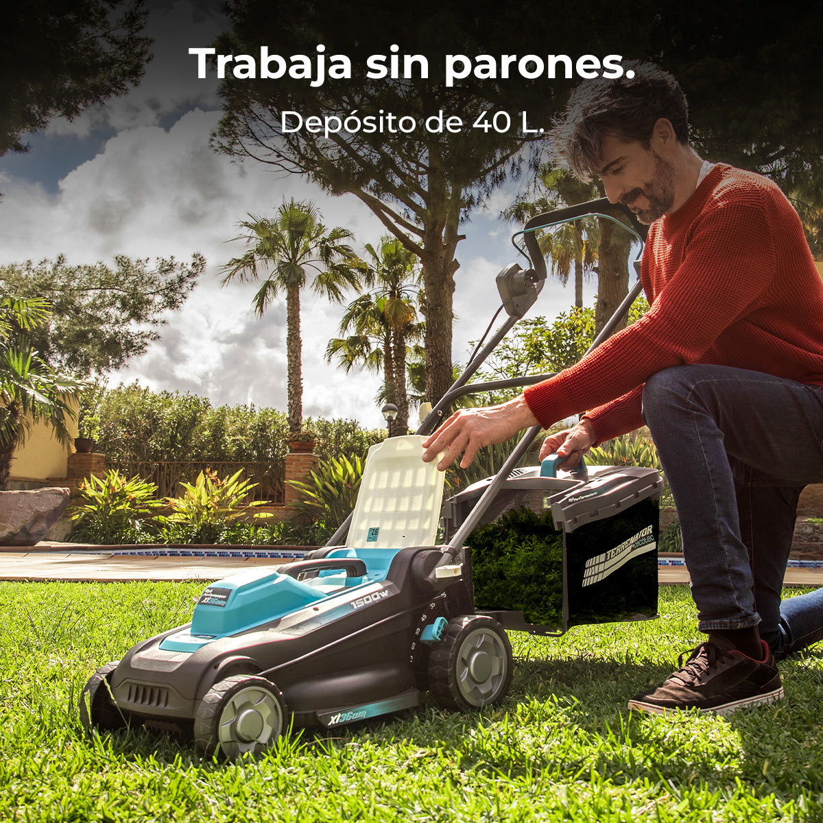 Cecotec Cortacésped Eléctrico Terrenator 360 Flex Z 1500 W Sistema Z Tech Altura Centralizada