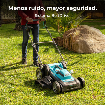 Cecotec Cortacésped Eléctrico Terrenator 460 Flex Z Auto 2000 W Propulsión Automática Para Facilitar Trabajos