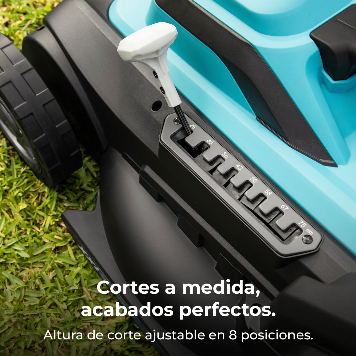 Cecotec Cortacésped Eléctrico Terrenator 460 Flex Z Auto 2000 W Propulsión Automática Para Facilitar Trabajos