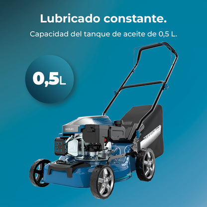 Cecotec Terrenator 2700.41 Total Z Cortacésped De Gasolina Con ZTech 144cc 2,4kW 3,2CV