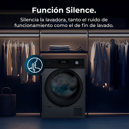 Cecotec Bolero Dresscode Dry 8330 Steel Secadora De Ropa Con Bomba De Calor 8 Kg