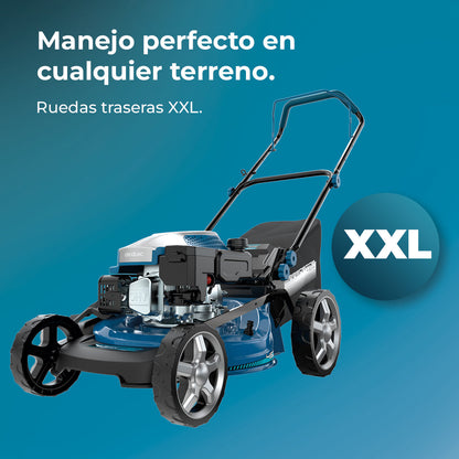 Cecotec Cortacésped de Gasolina Terrenator 3200 46 Z Total Motor 144 cc 2.4 kW 3.2 CV Altura Ztech