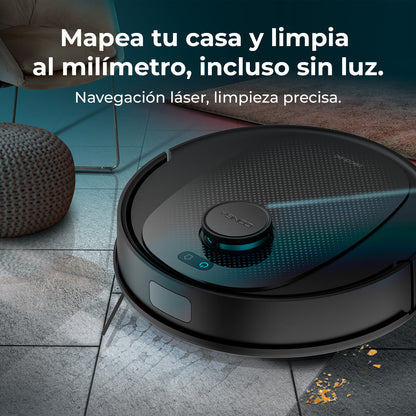 Cecotec Conga 7690 Immortal Max Home M Robot Aspirador Con Navegación Láser Y 5000 Pa