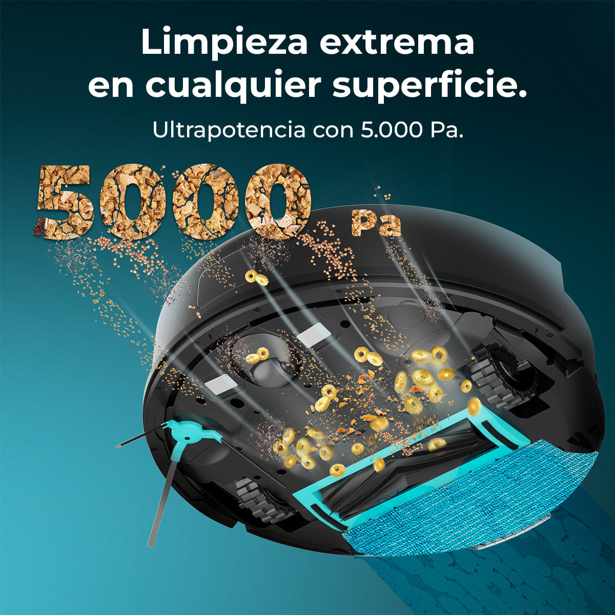 Cecotec Conga 7690 Immortal Max Home M Robot Aspirador Con Navegación Láser Y 5000 Pa