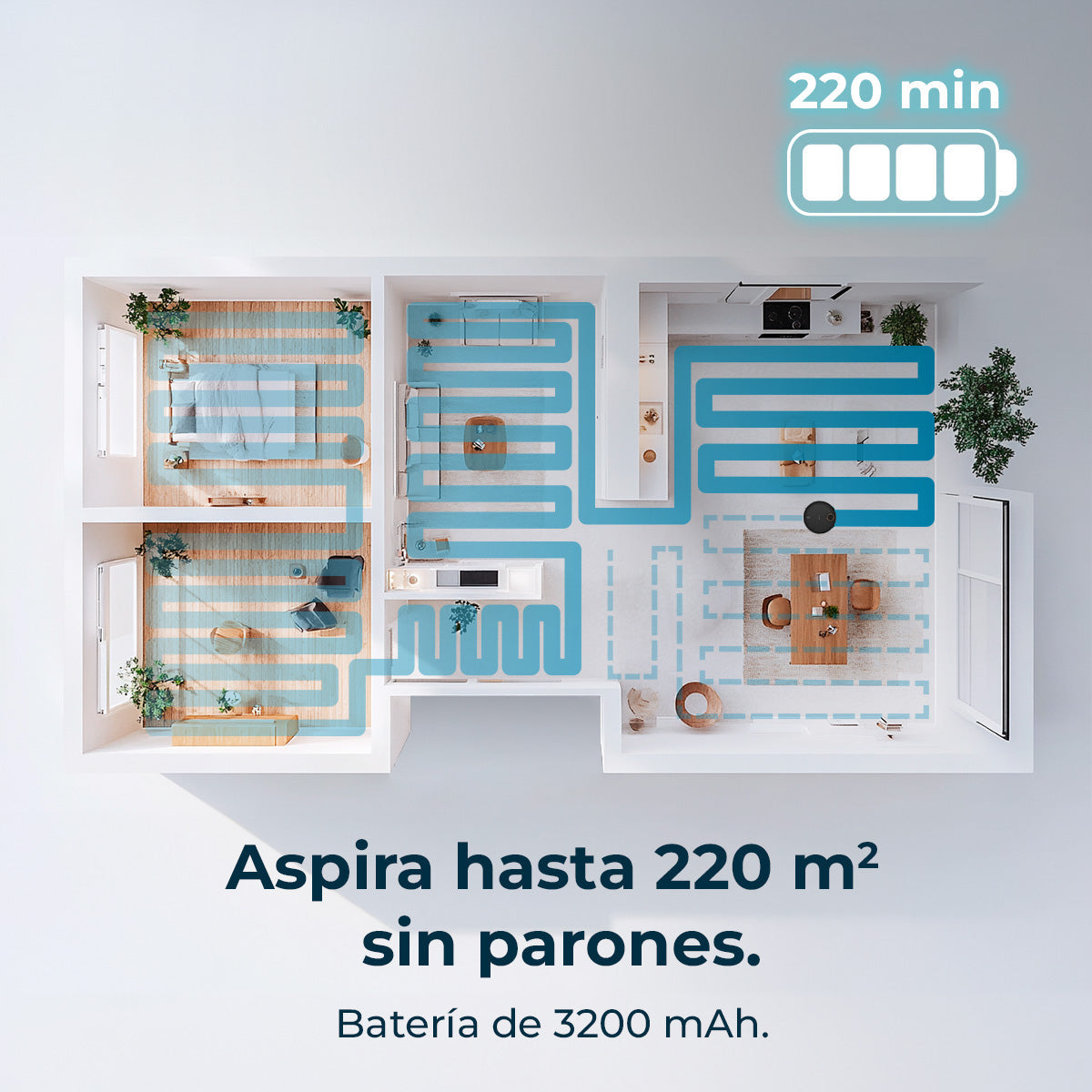 Cecotec Conga 7690 Immortal Max Home M Robot Aspirador Con Navegación Láser Y 5000 Pa