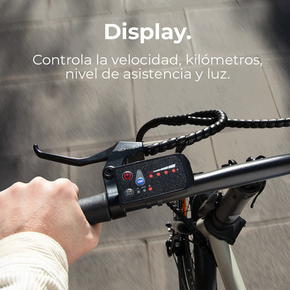 Cecotec Bicicleta Eléctrica Flexy 250W, 35 km autonomía, Batería extraíble 270Wh, Ruedas 20 pulgadas, Velocidad 25 km/h