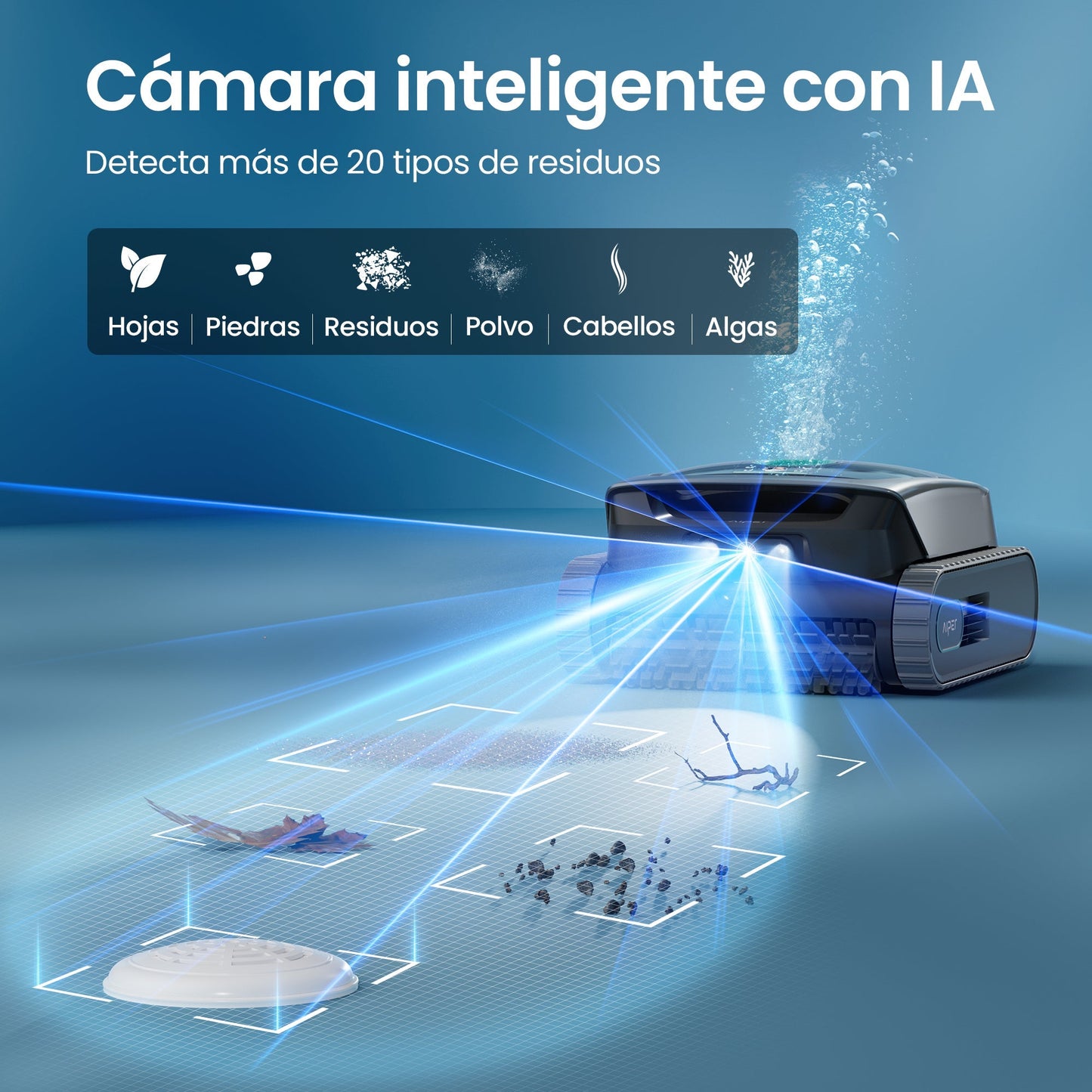 Aiper Scuba V3 Robot Limpiafondos de piscina de batería sin cable