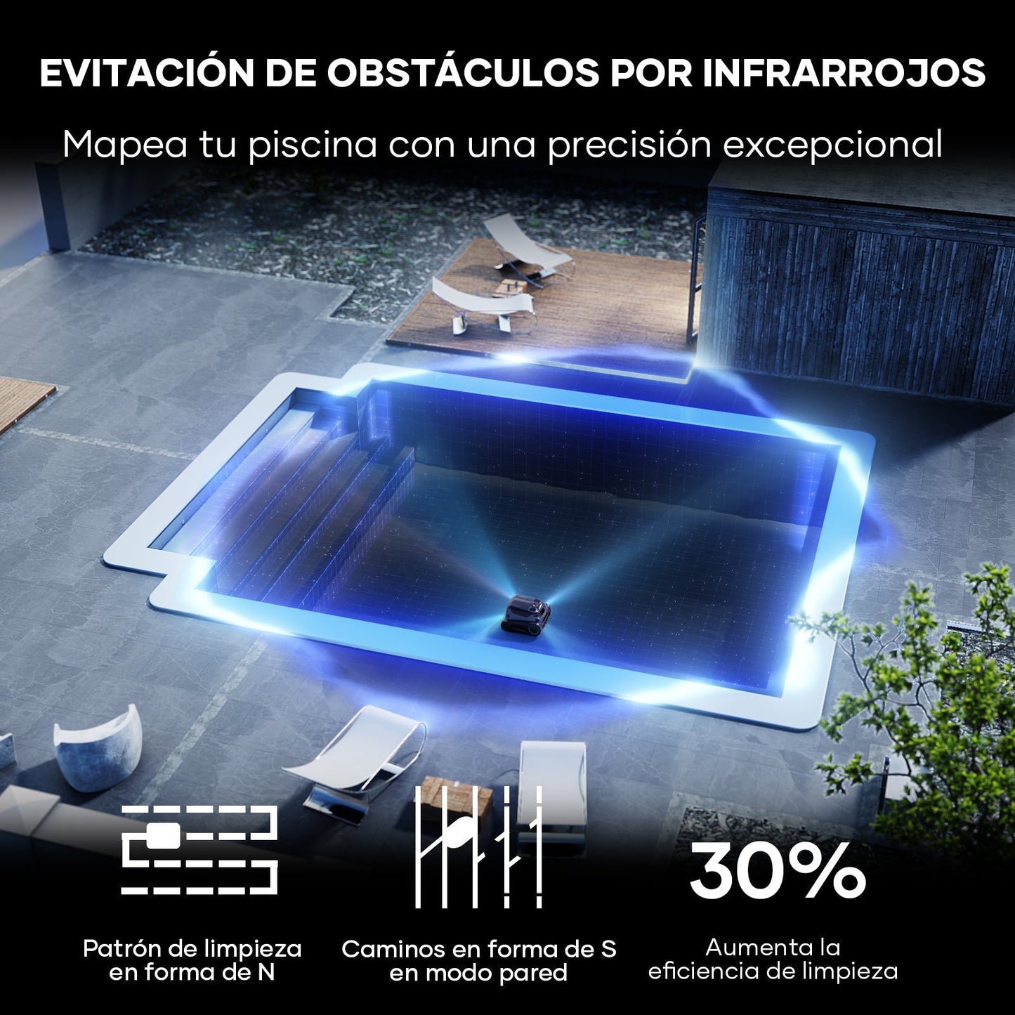 Aiper Scuba S1 Pro 2025 Robot Limpiafondos de piscina de batería sin cable