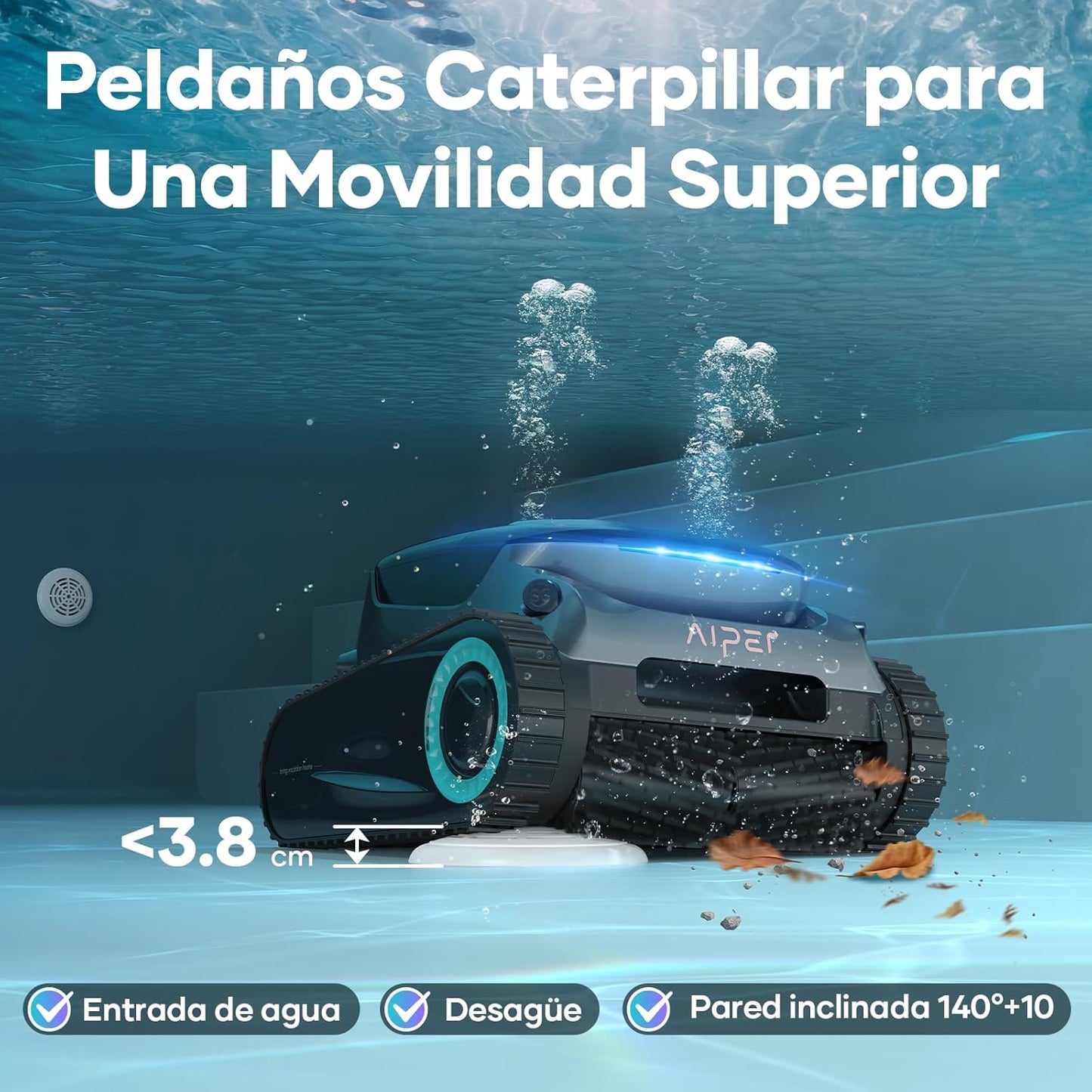 Aiper Scuba S1 Pro 2025 Robot Limpiafondos de piscina de batería sin cable