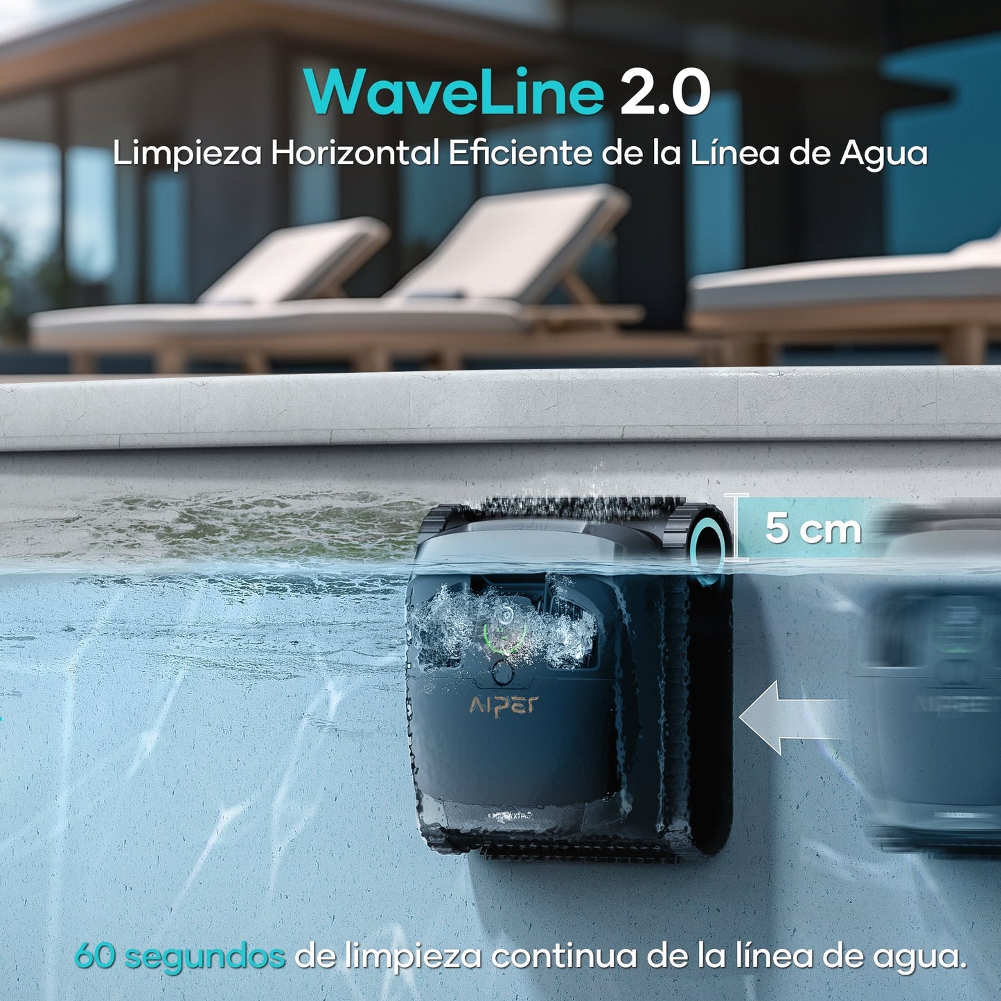 Aiper X1 Pro Robot Limpiafondos de piscina de batería sin cable