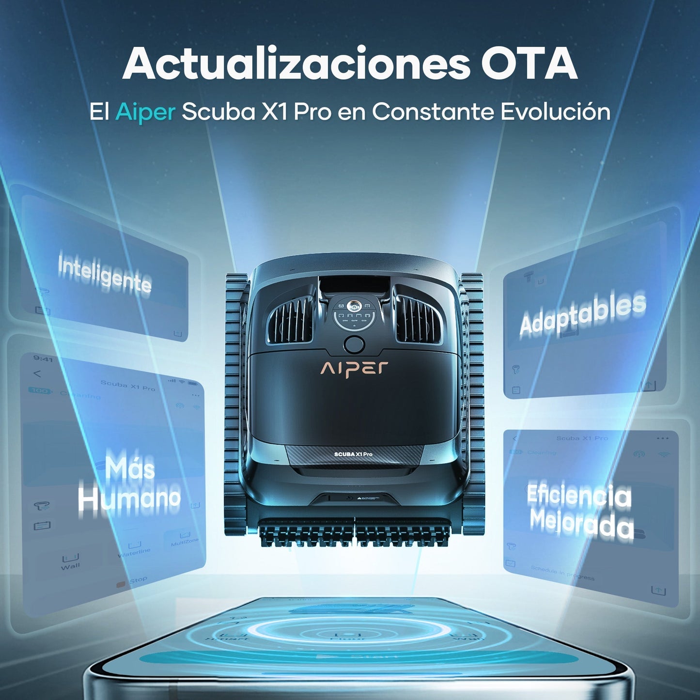 Aiper X1 Pro Robot Limpiafondos de piscina de batería sin cable