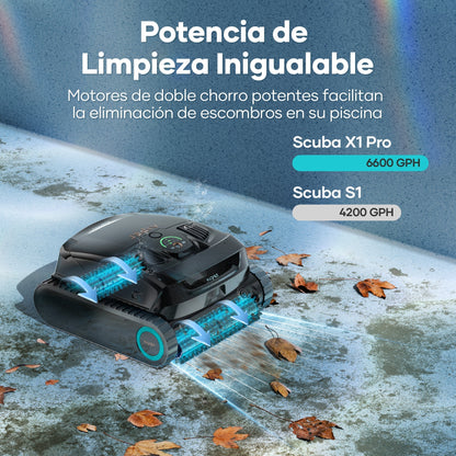 Aiper X1 Pro Robot Limpiafondos de piscina de batería sin cable