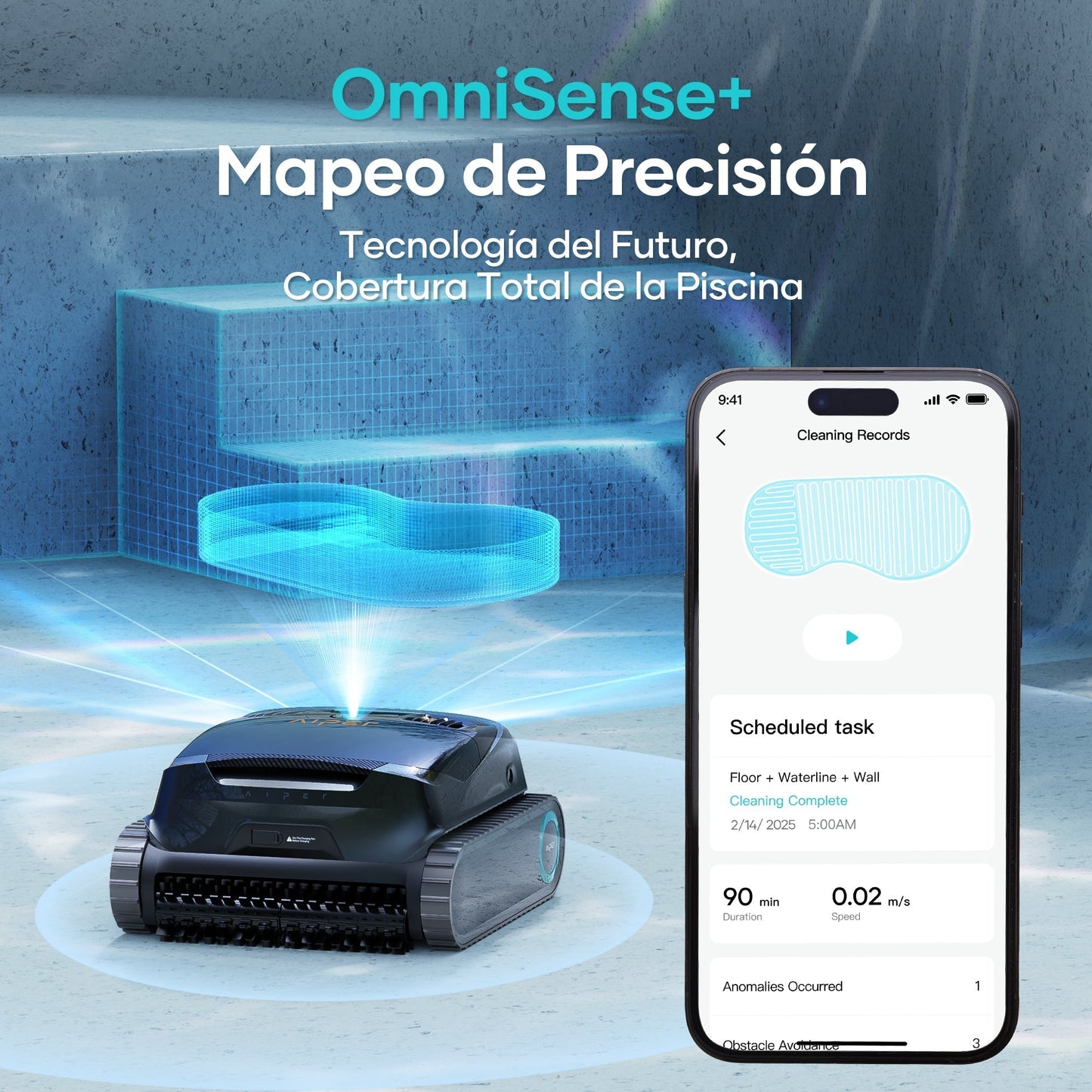 Aiper X1 Pro Robot Limpiafondos de piscina de batería sin cable