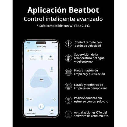 Beatbot iSkim Ultra Robot skimmer sin cable para piscina