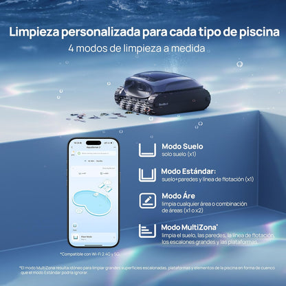 Beatbot AquaSense 2 Robot limpiafondos sin cable para piscina