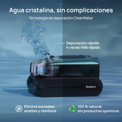 Beatbot AquaSense 2 Pro Robot limpiafondos sin cable para piscina