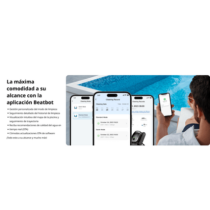 Beatbot AquaSense Robot limpiafondos sin cable para piscina