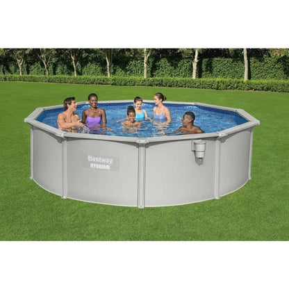 Bestway – Piscina circular elevada de acero Hydrium (457 × 122 cm)