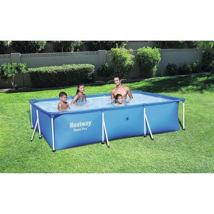 Bestway – Steel Pro piscina desmontable rectangular (300 × 201 × 66 cm)