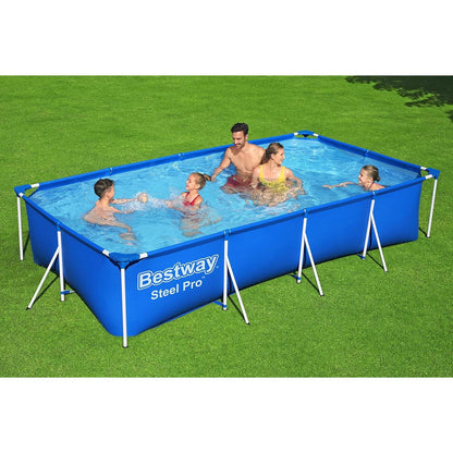 Bestway - Steel Pro piscina desmontable rectangular (400 x 211 x 81 cm)