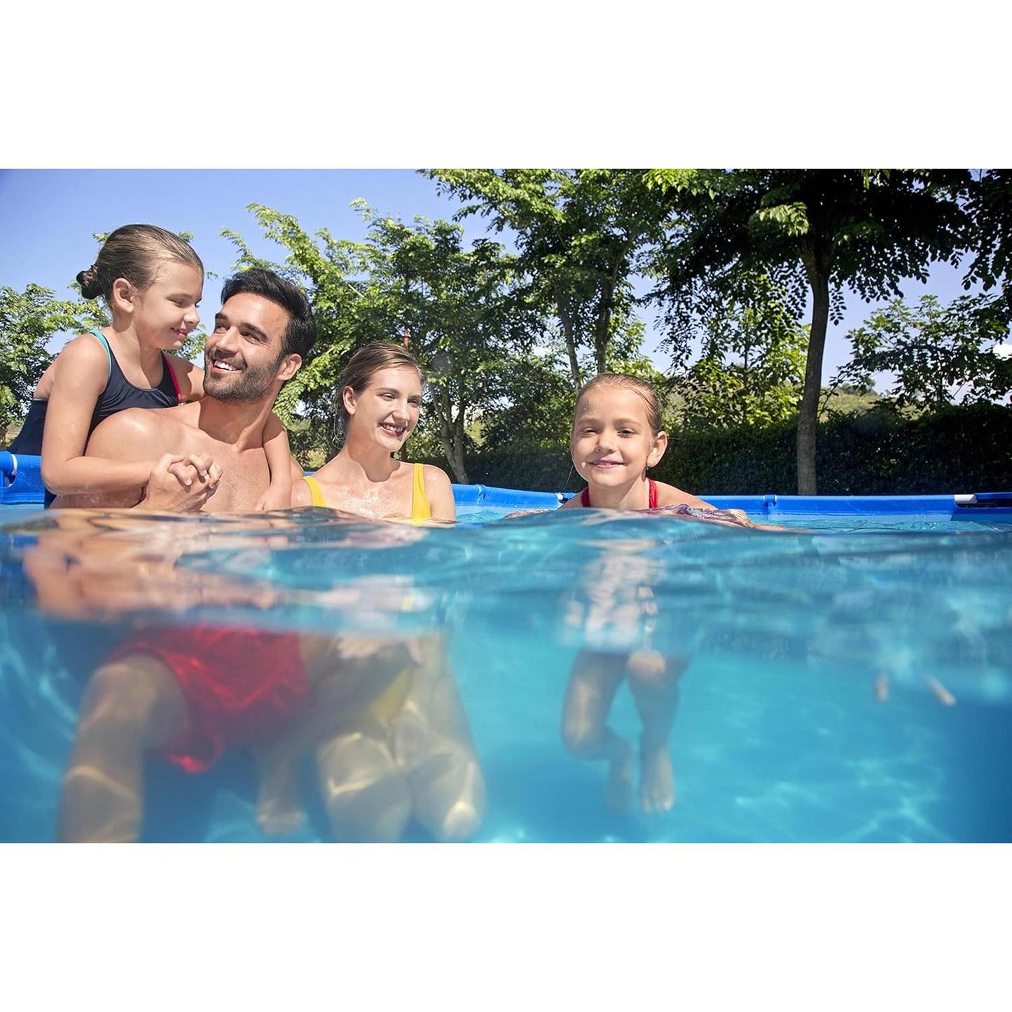 Bestway - Steel Pro piscina desmontable rectangular (400 x 211 x 81 cm)