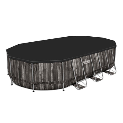Bestway – Power Steel piscina desmontable ovalada (610 x 366 x 122 cm)