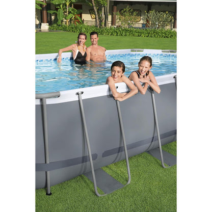 Bestway – Power Steel piscina desmontable ovalada (427 × 250 × 100 cm)