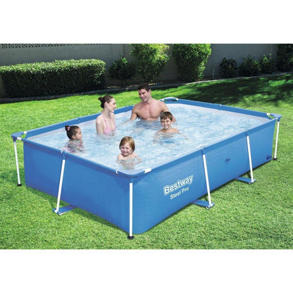 Bestway – Steel Pro piscina desmontable rectangular (259 × 170 × 61 cm)