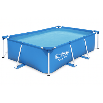 Bestway – Steel Pro piscina desmontable rectangular (259 × 170 × 61 cm)