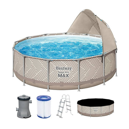 Bestway – Steel Pro Max piscina desmontable circular (396 x 107 cm)