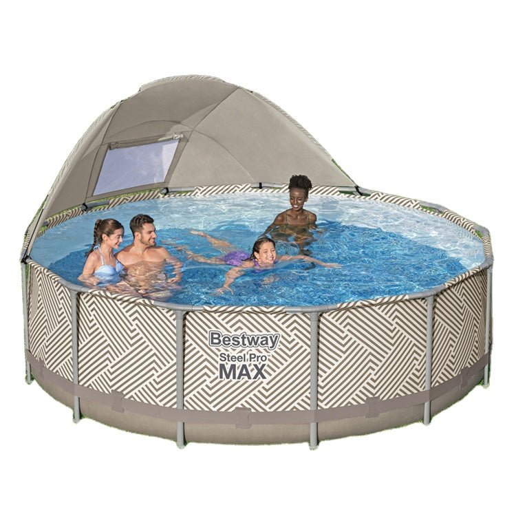 Bestway – Steel Pro Max piscina desmontable circular (396 x 107 cm)