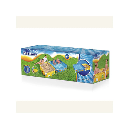 Bestway - Steel Pro piscina desmontable rectangular (213 x 122 x 30,5 cm)