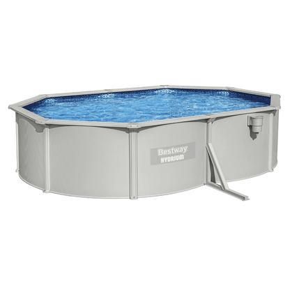 Bestway – Hydrium piscina ovalada elevada de acero (610 × 360 × 120 cm)