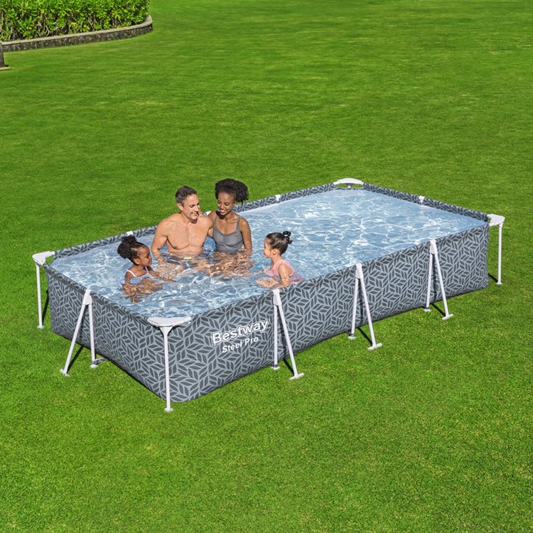 Bestway - Steel Pro piscina desmontable rectangular