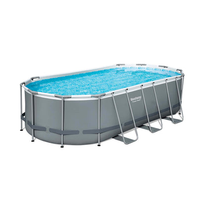Bestway – Power Steel piscina desmontable ovalada (549 × 274 × 122 cm)