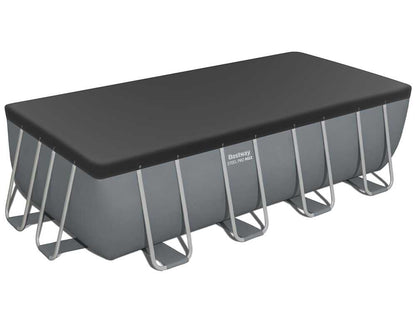 Bestway – Power Steel piscina desmontable rectangular (488 × 244 × 122 cm)