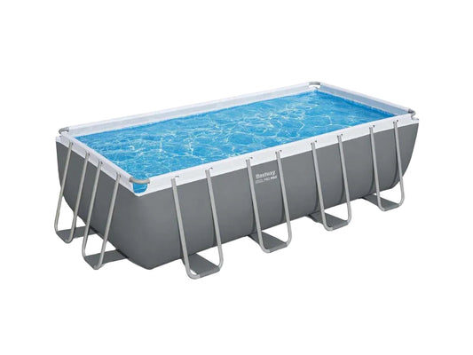 Bestway – Power Steel piscina desmontable rectangular (404 × 201 × 100 cm)