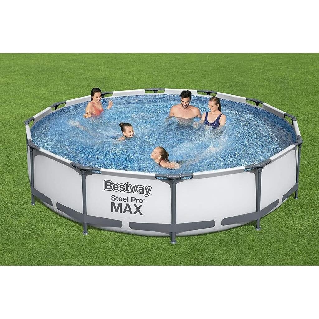 Bestway – Steel Pro Max piscina desmontable circular (366 × 76 cm)