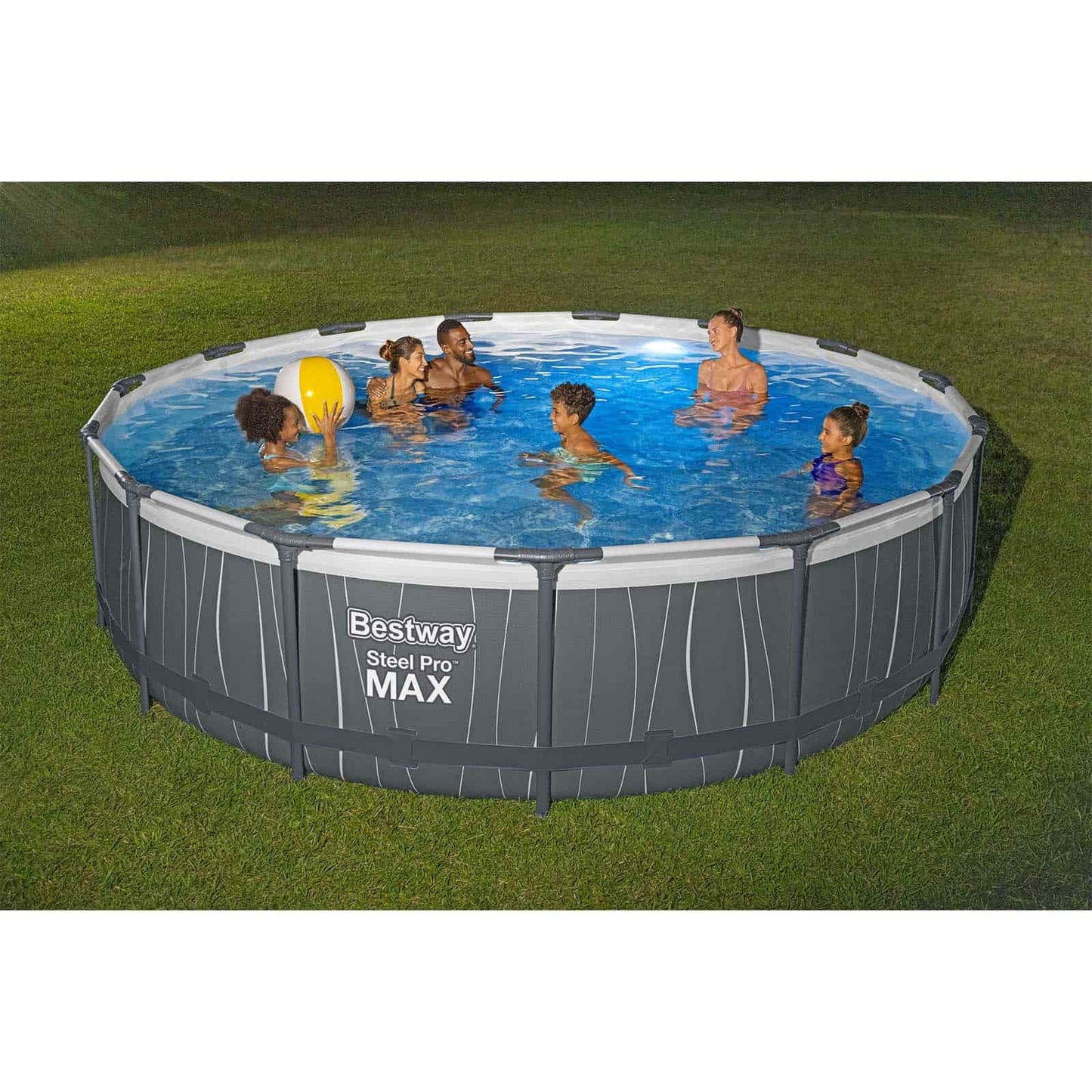 Bestway – Steel Pro Max piscina desmontable circular (457 × 107 cm)