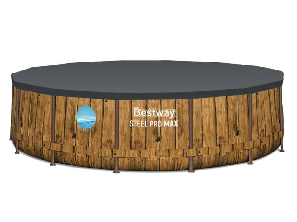 Bestway – Steel Pro Max piscina desmontable circular (488 × 122 cm)