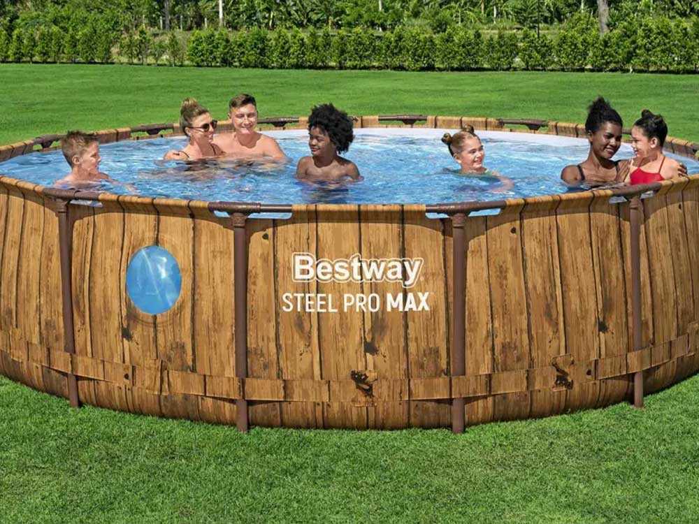 Bestway – Steel Pro Max piscina desmontable circular (488 × 122 cm)