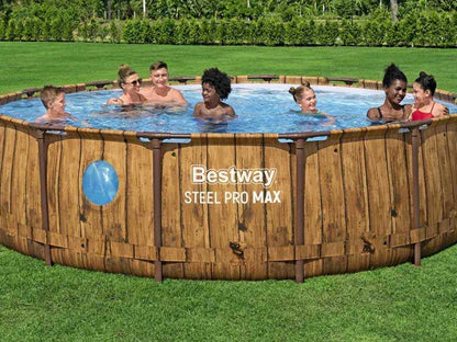 Bestway – Steel Pro Max piscina desmontable circular (488 × 122 cm)