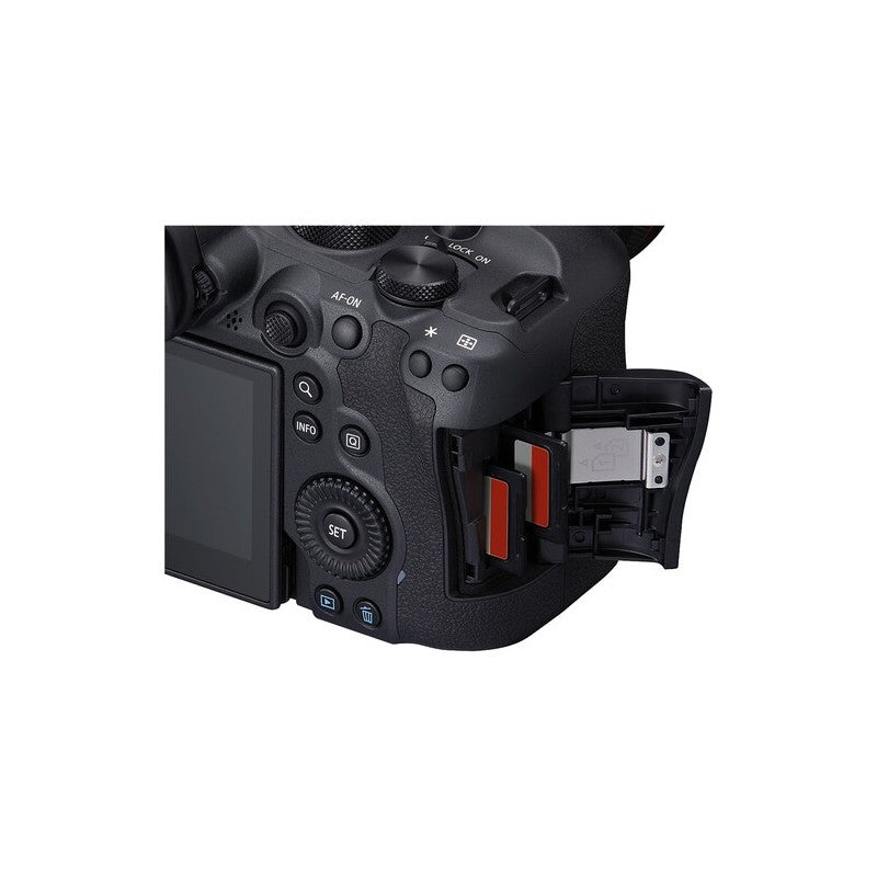 Canon EOS R6 Mark II con objetivo RF 24–105 mm f/4 L IS USM