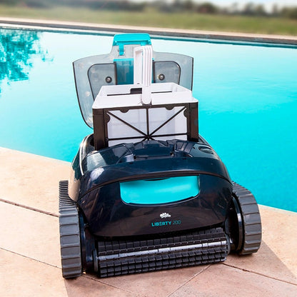 Dolphin Liberty 200 - Robot limpiafondos sin cable para piscina