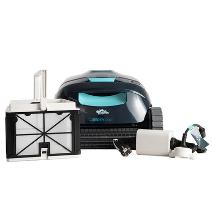 Dolphin Liberty 200 - Robot limpiafondos sin cable para piscina